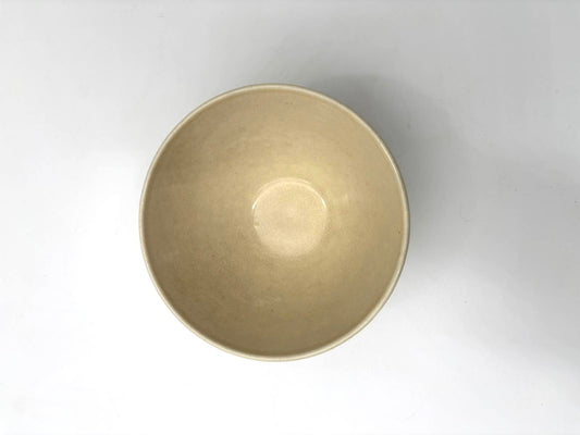 Beige cafe au lait bol