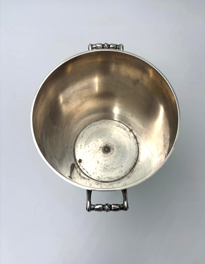 Tung smuk champagnekøler i pletsølv