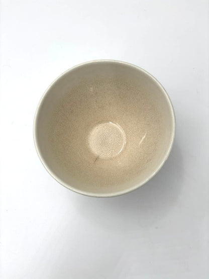 Café au lait bowl / bol a blue floral border