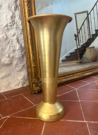 Florist Vase with Gold Finish