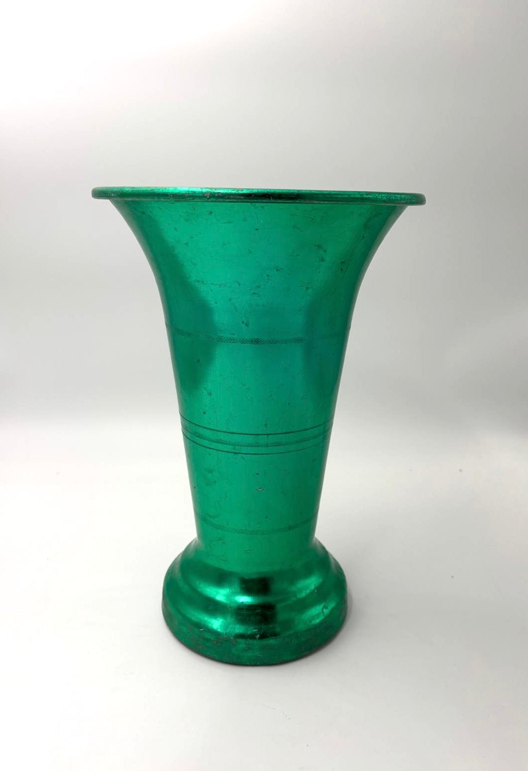 Grøn blomsterhandlervase