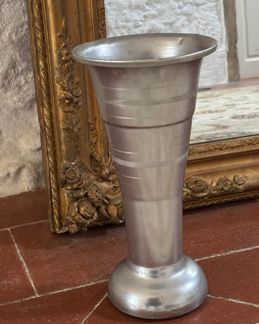 Blomsterhandlervase - sølvfinish