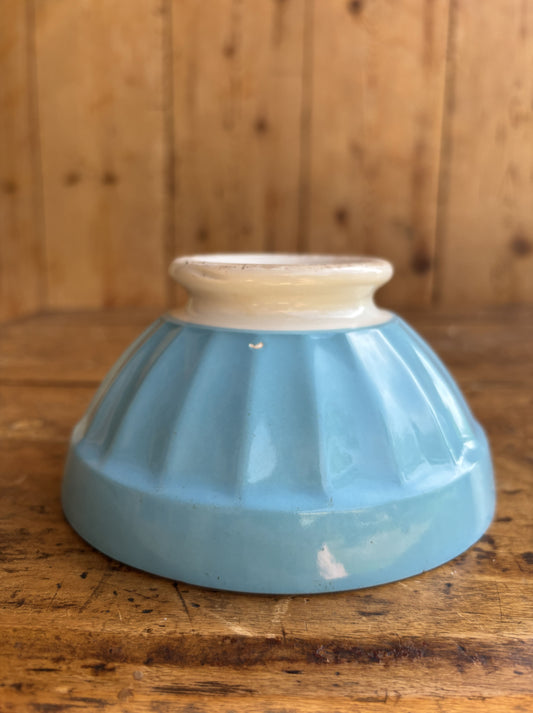 Cafe au lait bowl (coffee bowl) from Digoin, blue 