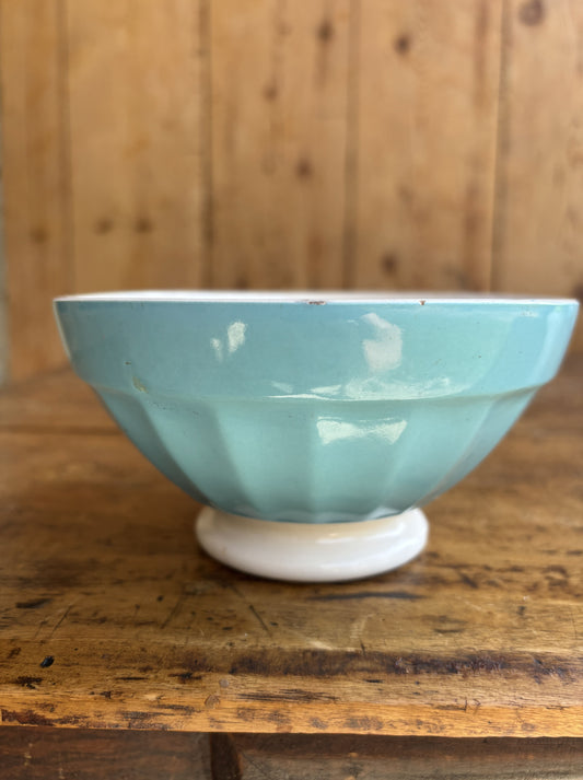 Cafe au lait bowl (coffee bowl) from Digoin, blue 