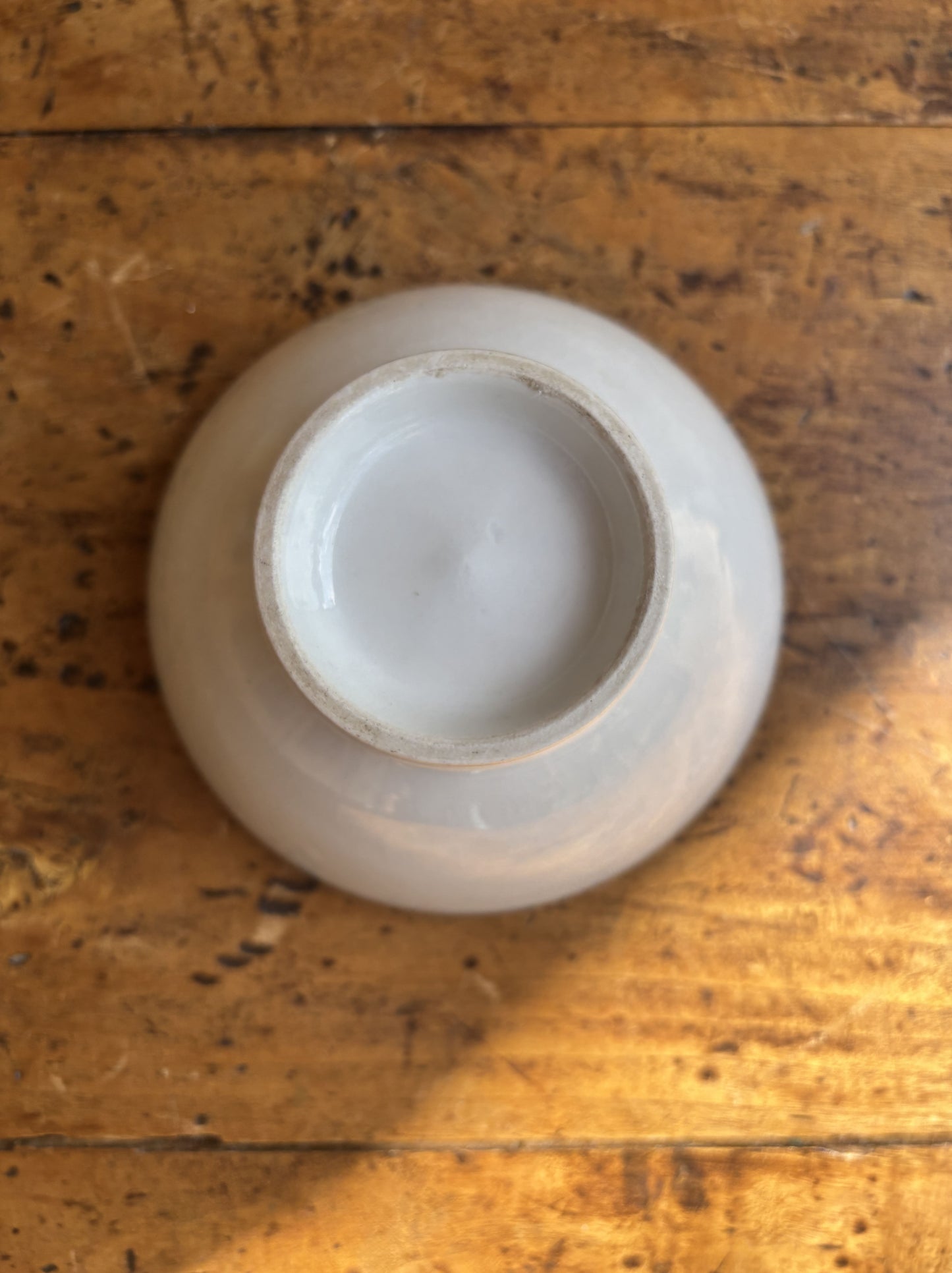 Cafe au lait bol med guld stribe
