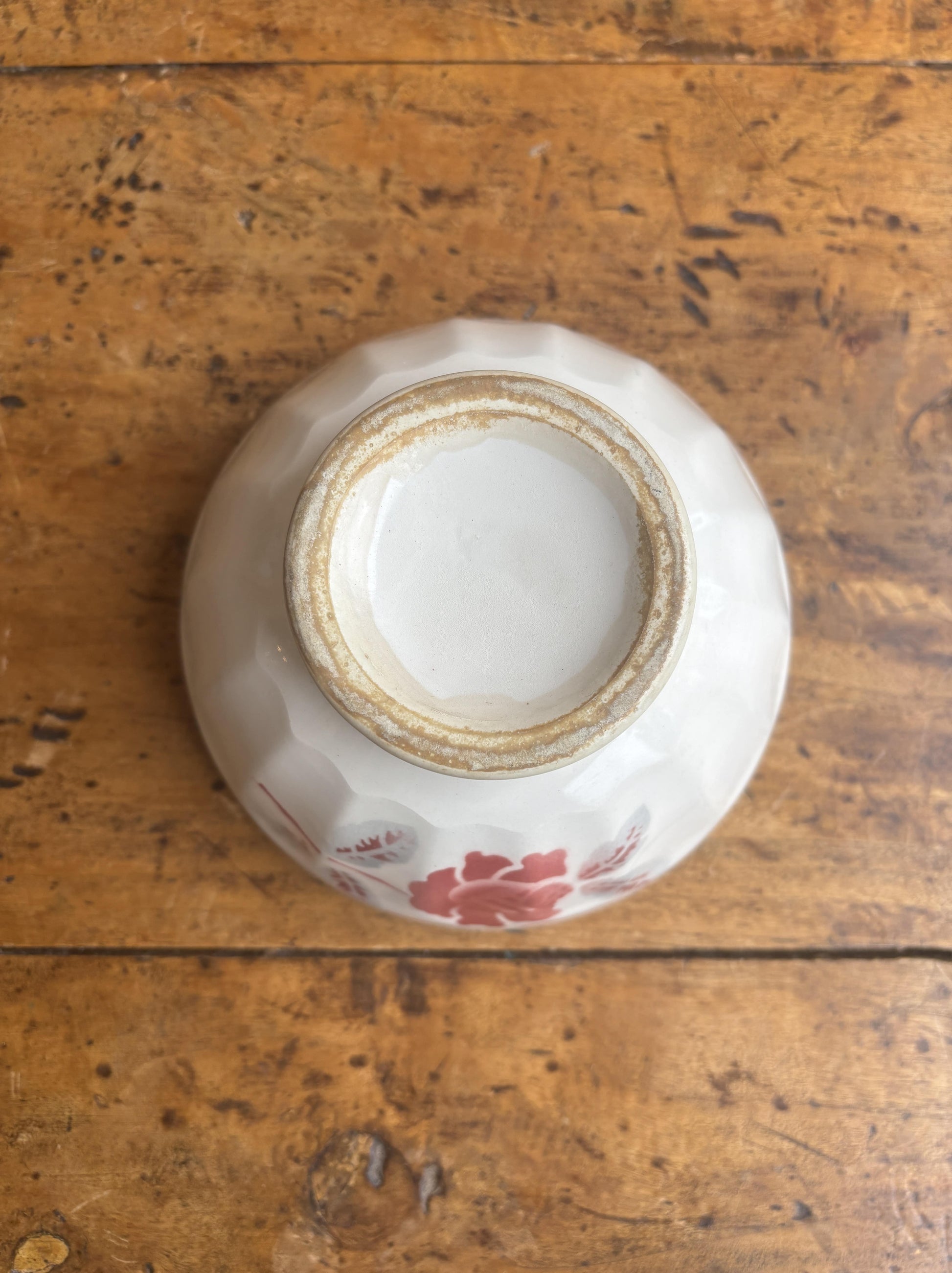 Cafe au lait bol med rosa motiv