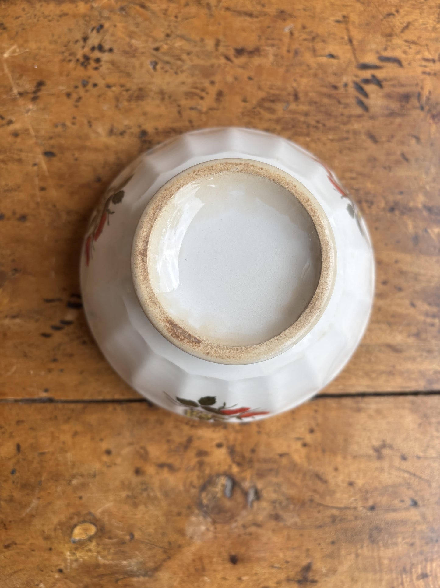 Cafe au lait bol med roser