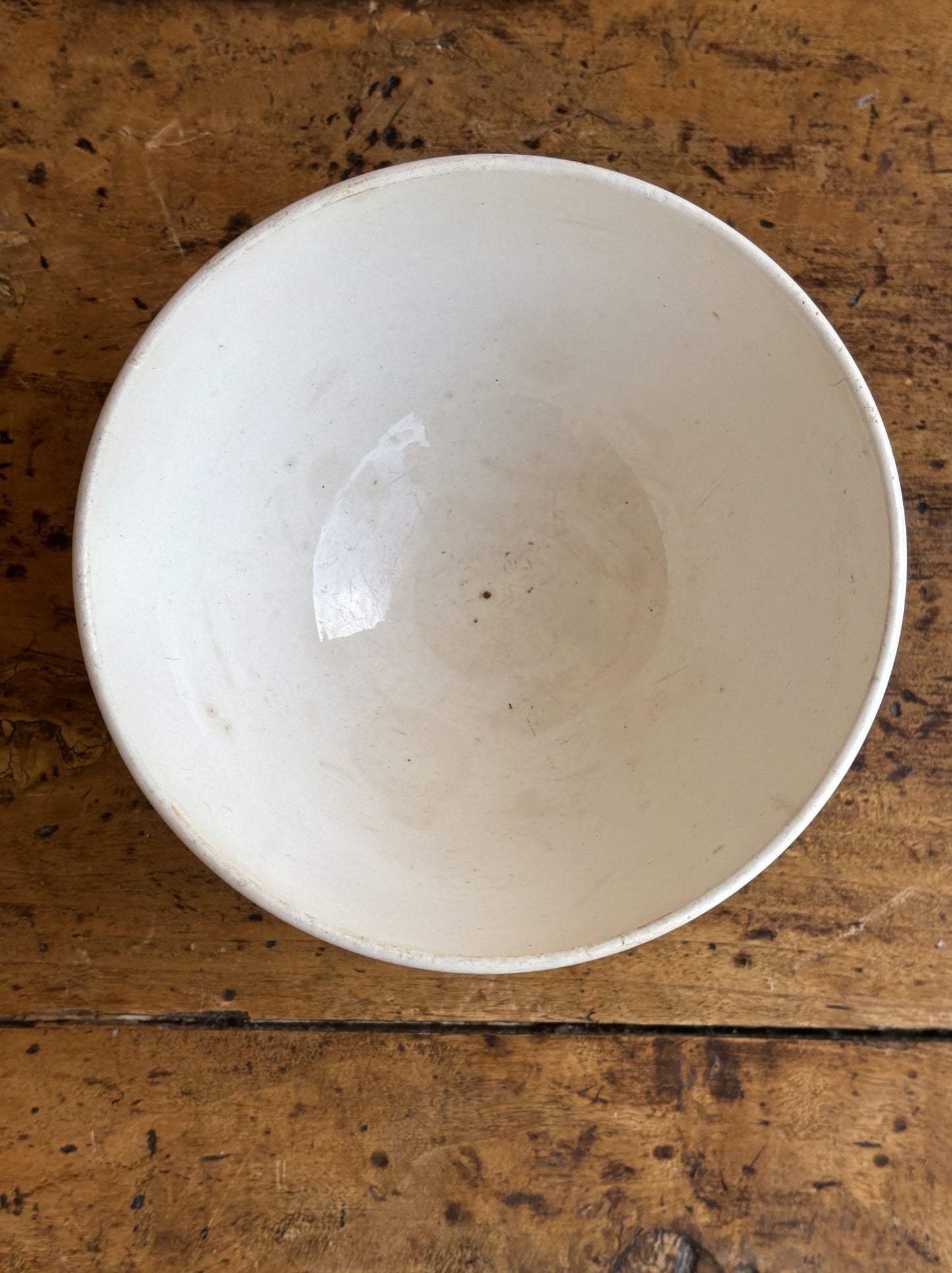 Cafe au lait bol (kaffeskål) - St. Amand, blå og grå striber