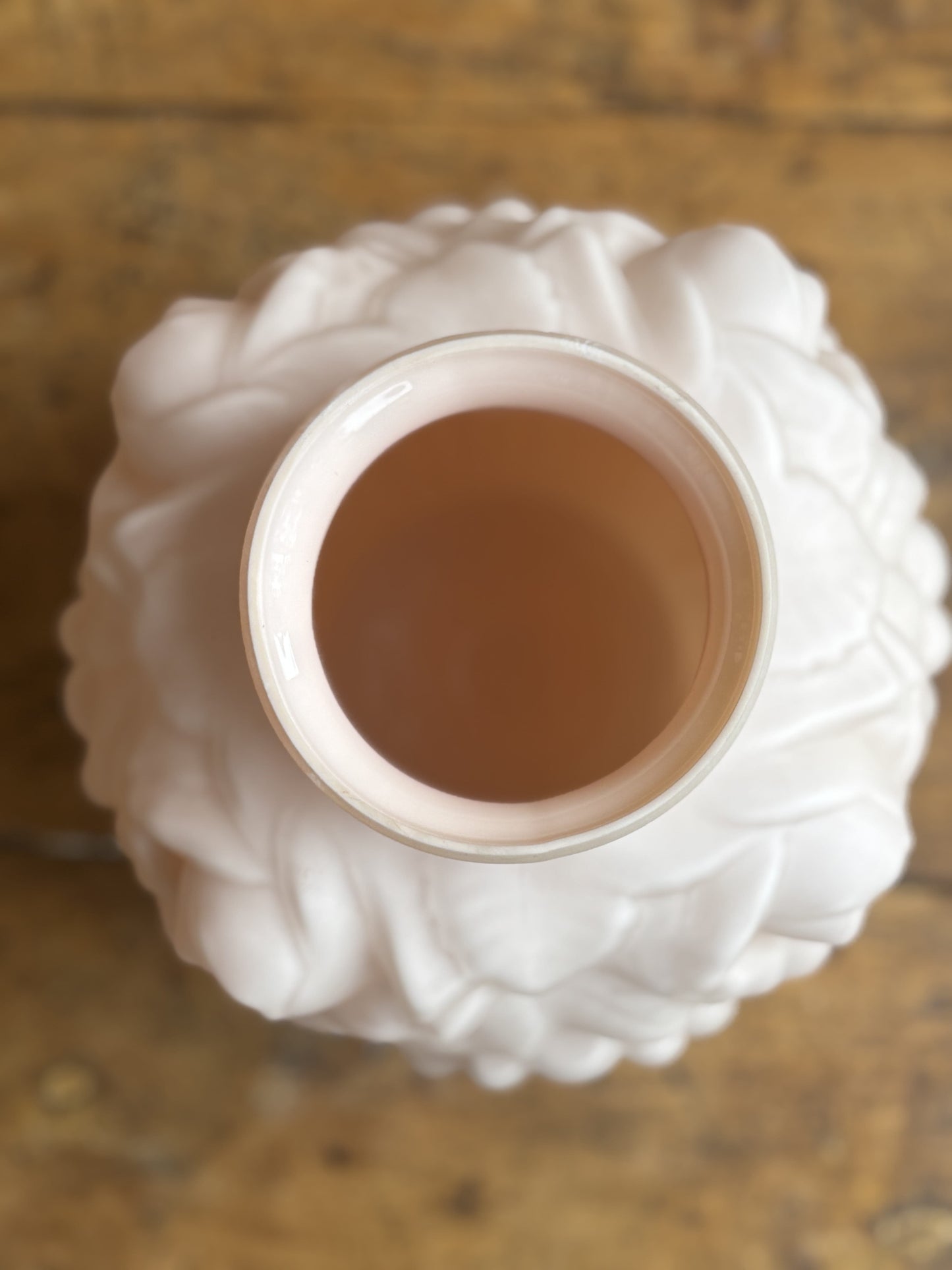 Boule vase i opalglas