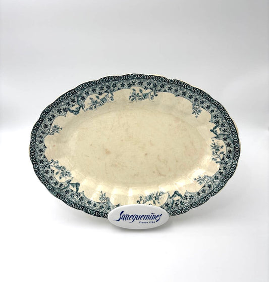 Ovalt terre de fer fad fra Boulenger