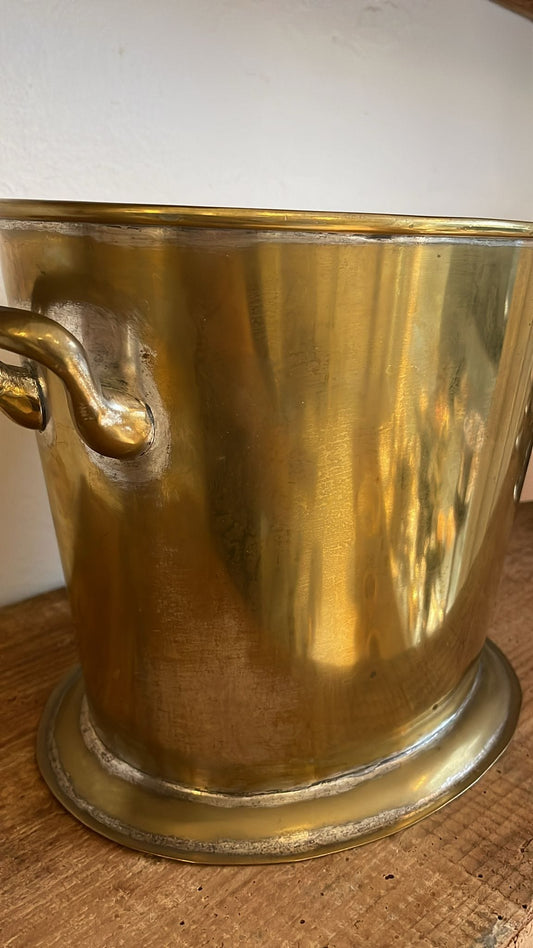 Patineret champagnekøler til 2 flasker - håndtag