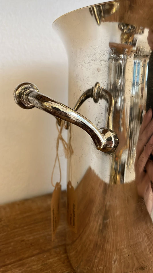 Champagnekøler, pletsølv