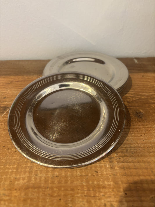 Coaster, forsølvet med fine detaljer