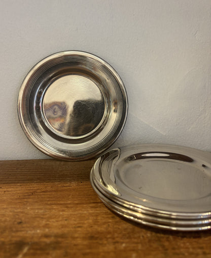 Coaster, forsølvet med fine detaljer