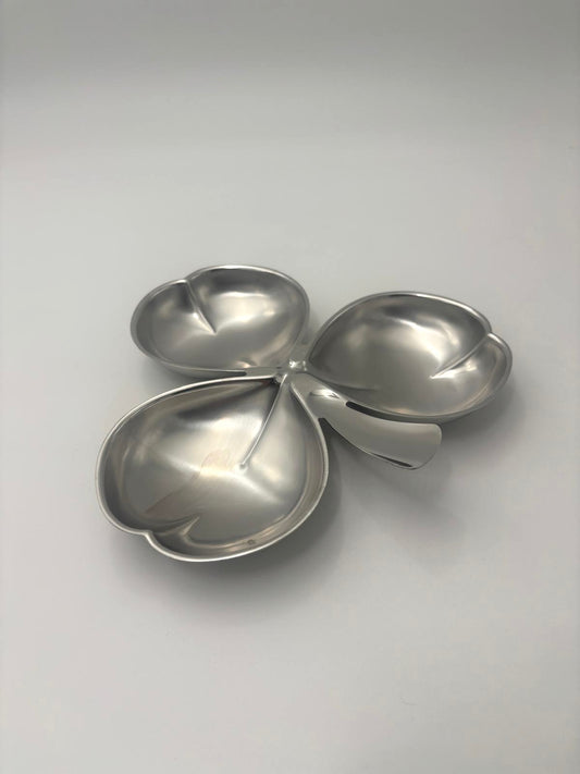 Coupelle stål - trekløver formet