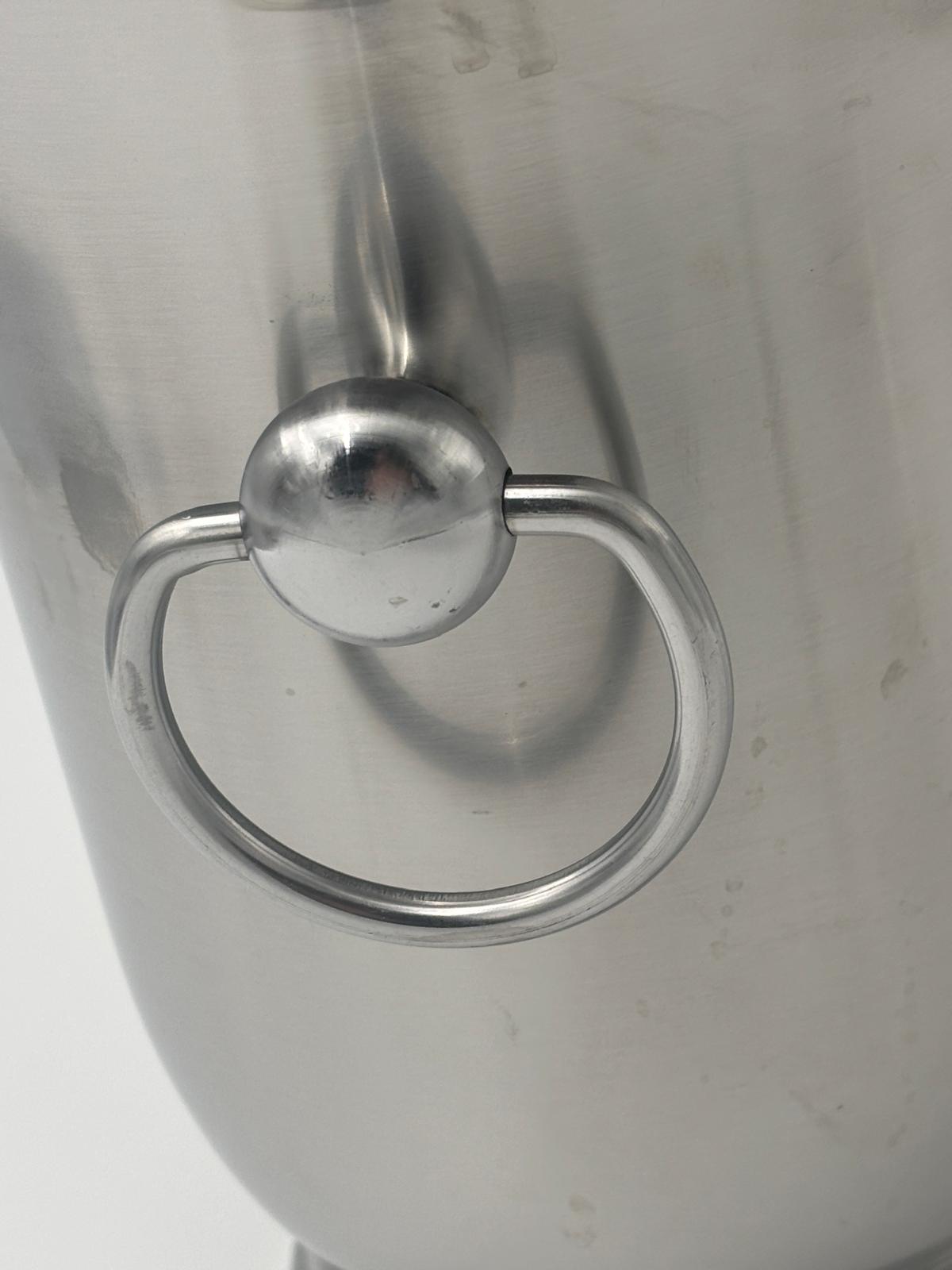 Champagnekøler i børstet stål fra franske Jean Couzon