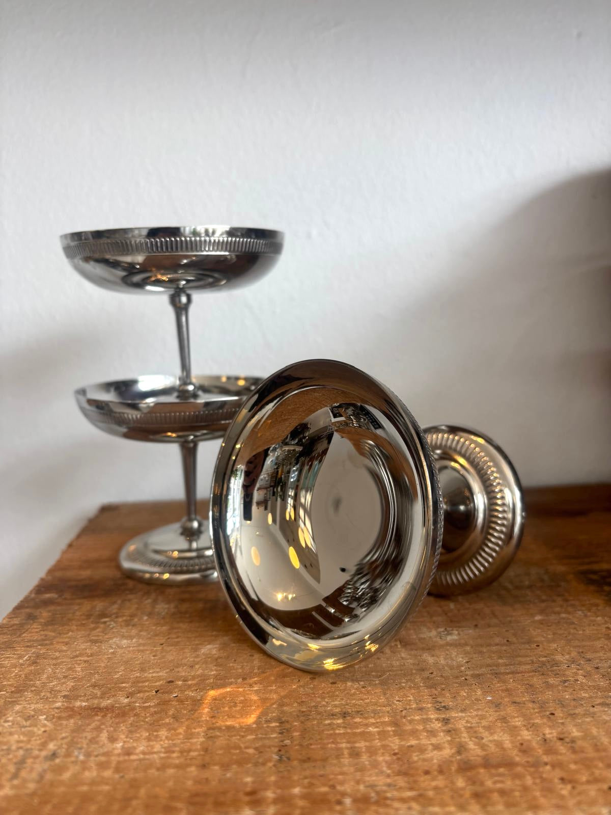 Couzon isskål med rillet kant