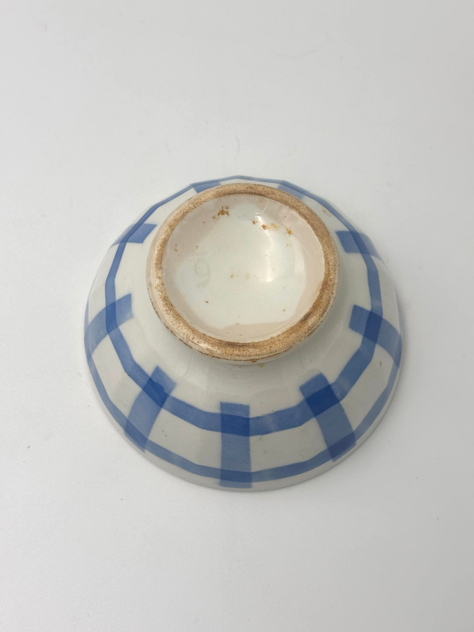 Blue-patterned bol  Cafe au Lait bowl