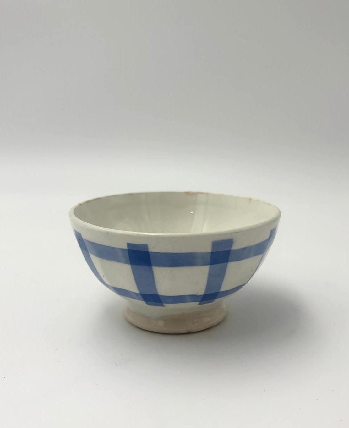 Blue-patterned bol  Cafe au Lait bowl