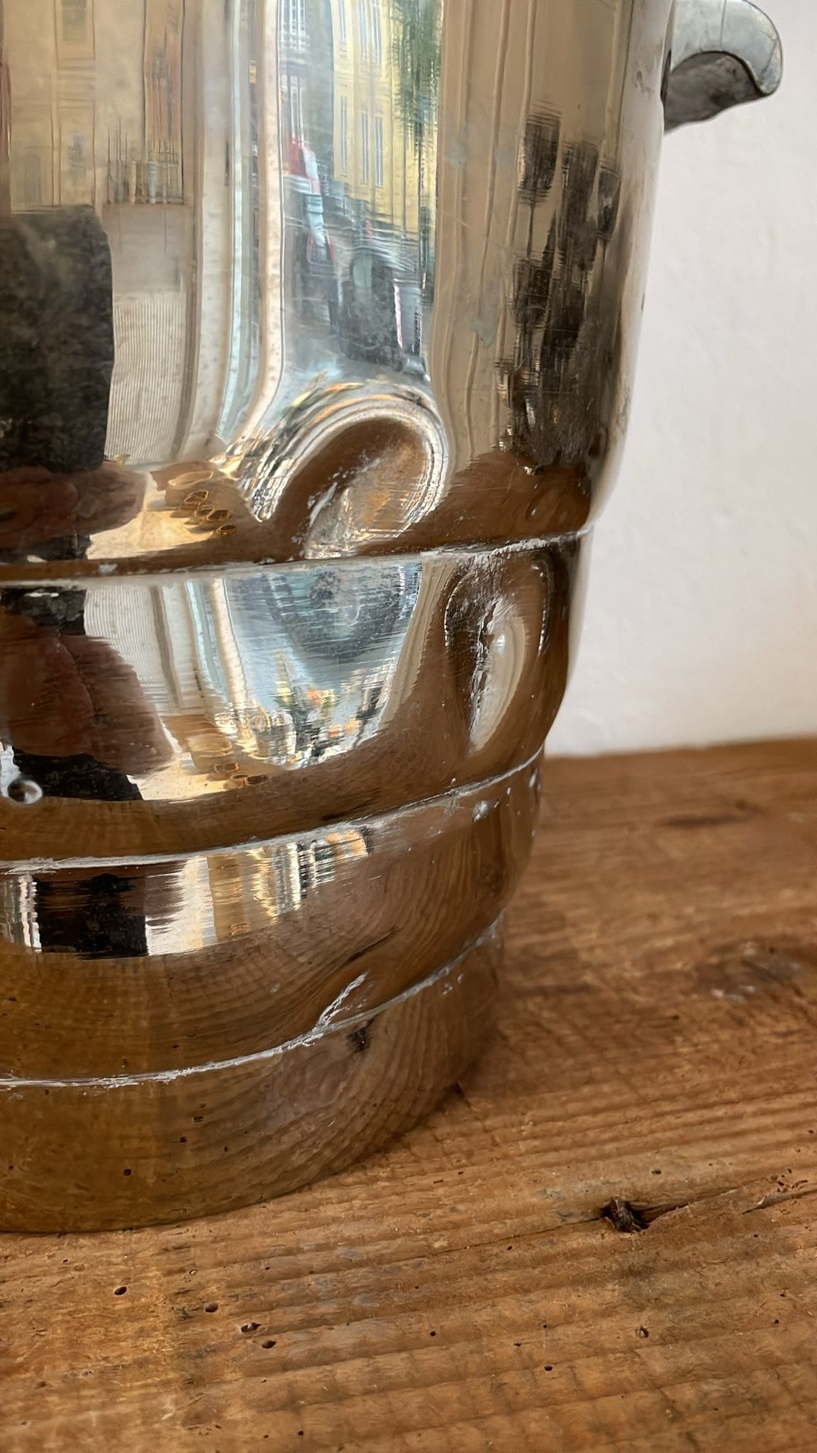 Delbeck art deco champagnekøler - patina