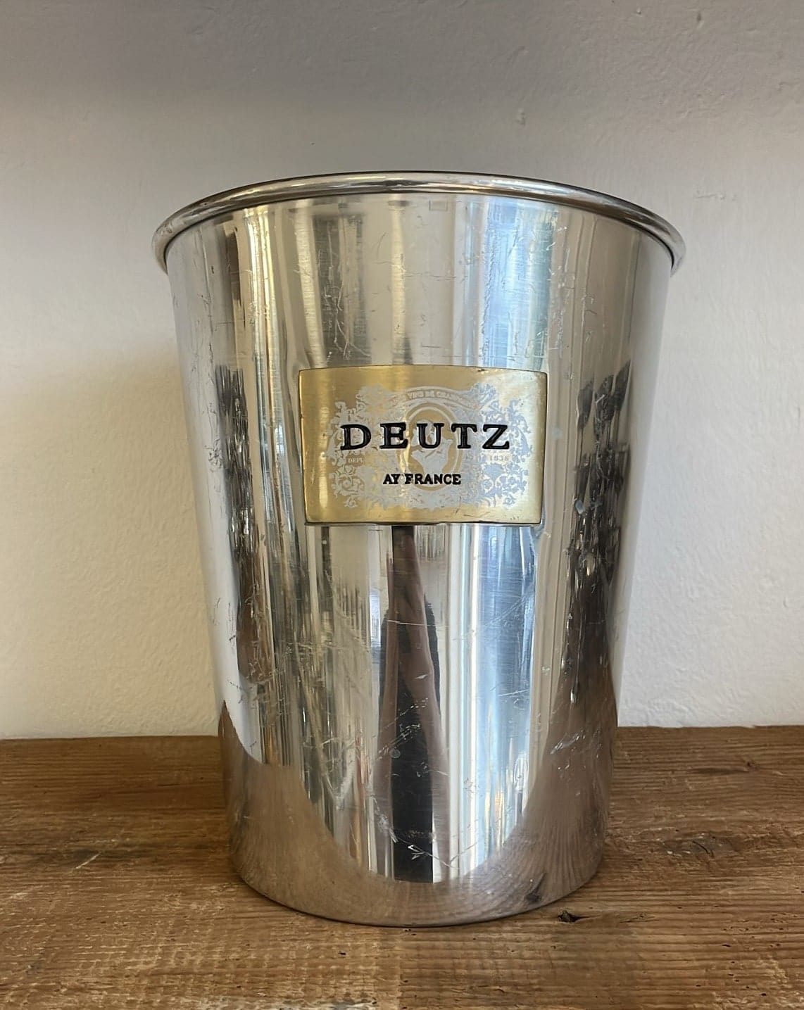 Deutz champagnekøler i stål