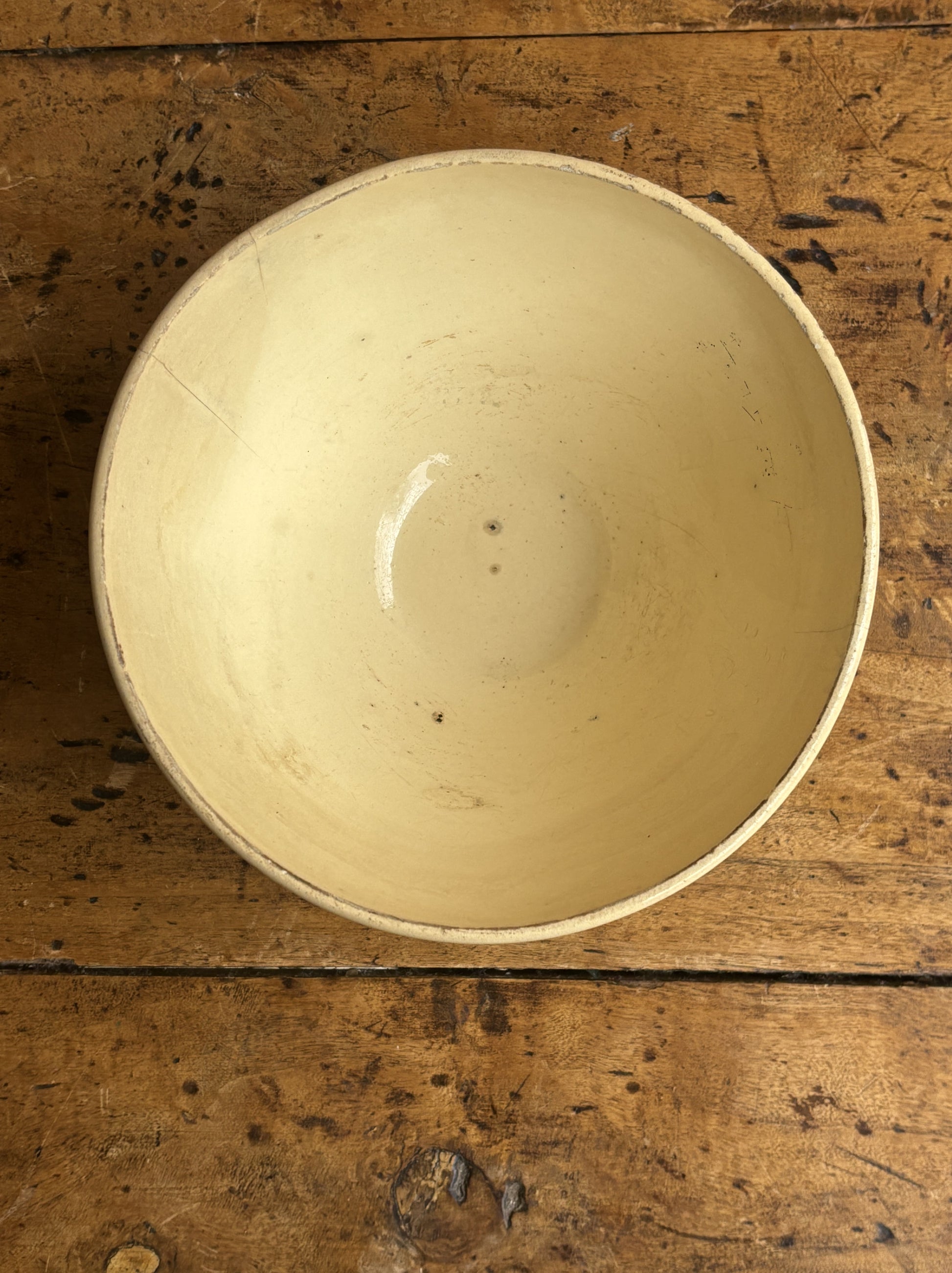 Digoin cafe au lait bol i beige med blomst