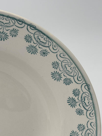 Dyb Digoin tallerken med grønt mønster