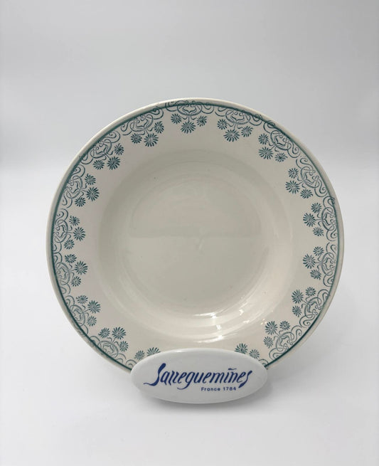 Dyb Digoin tallerken med grønt mønster