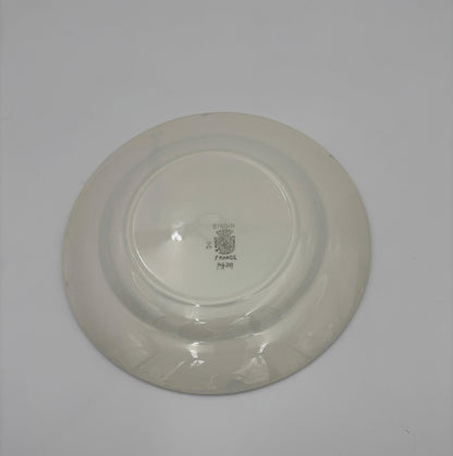 Digoin tallerken med grøn kant