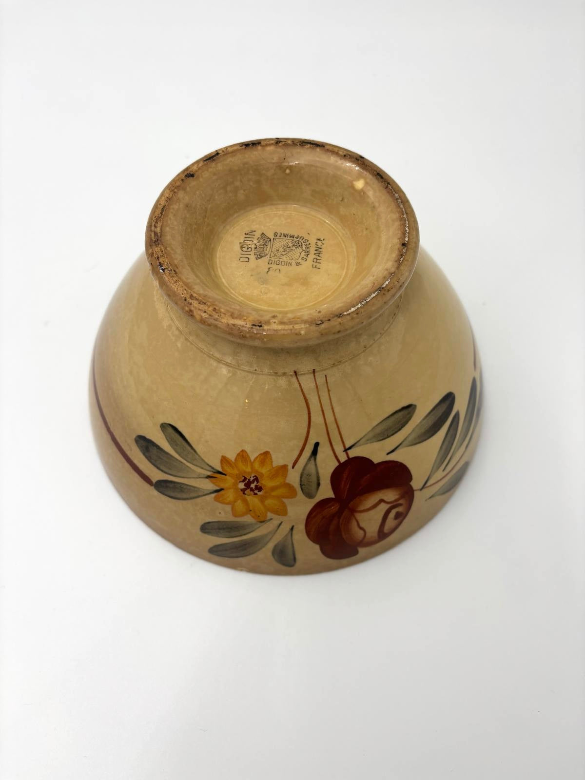 Stor Digoin håndmalet kaffeskål