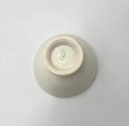 White café au lait bowl from Digoin