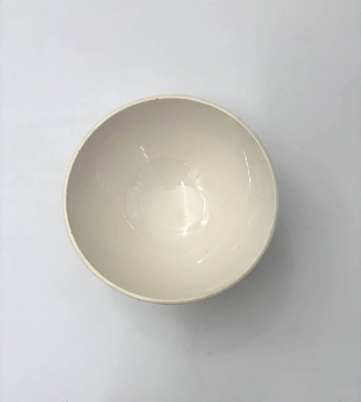 White café au lait bowl from Digoin