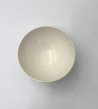 White café au lait bowl from Digoin