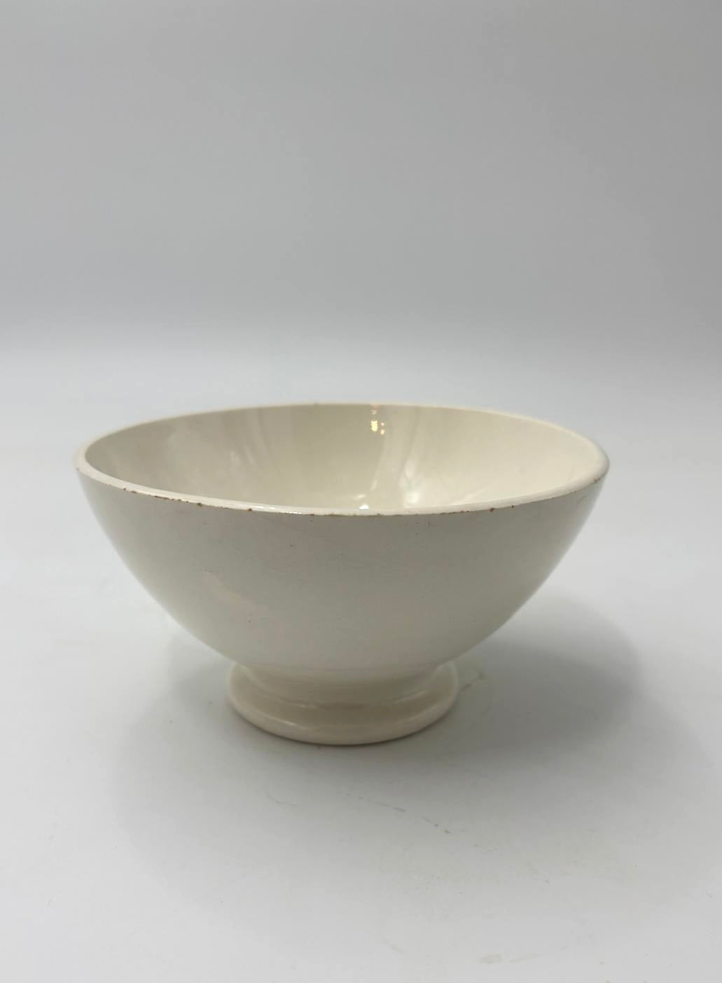 White café au lait bowl from Digoin