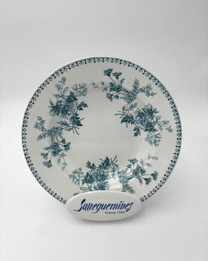 Sarreguemines dyb tallerken, model Elvire