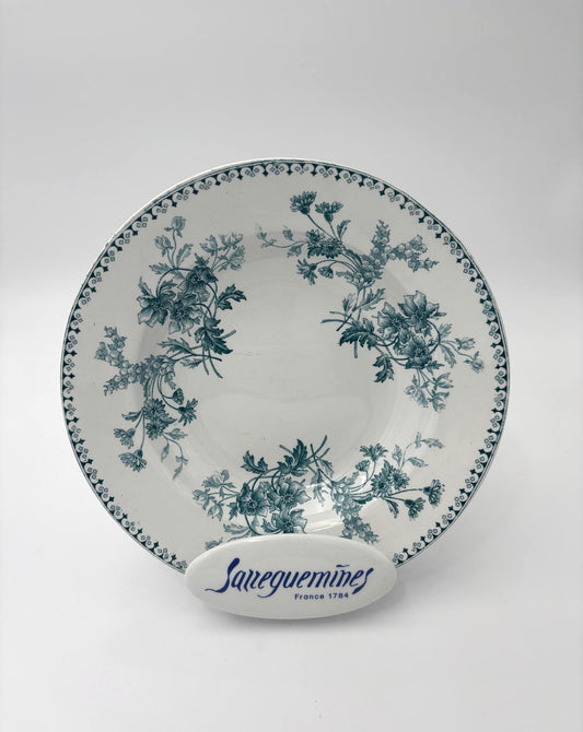 Sarreguemines dyb tallerken, model Elvire