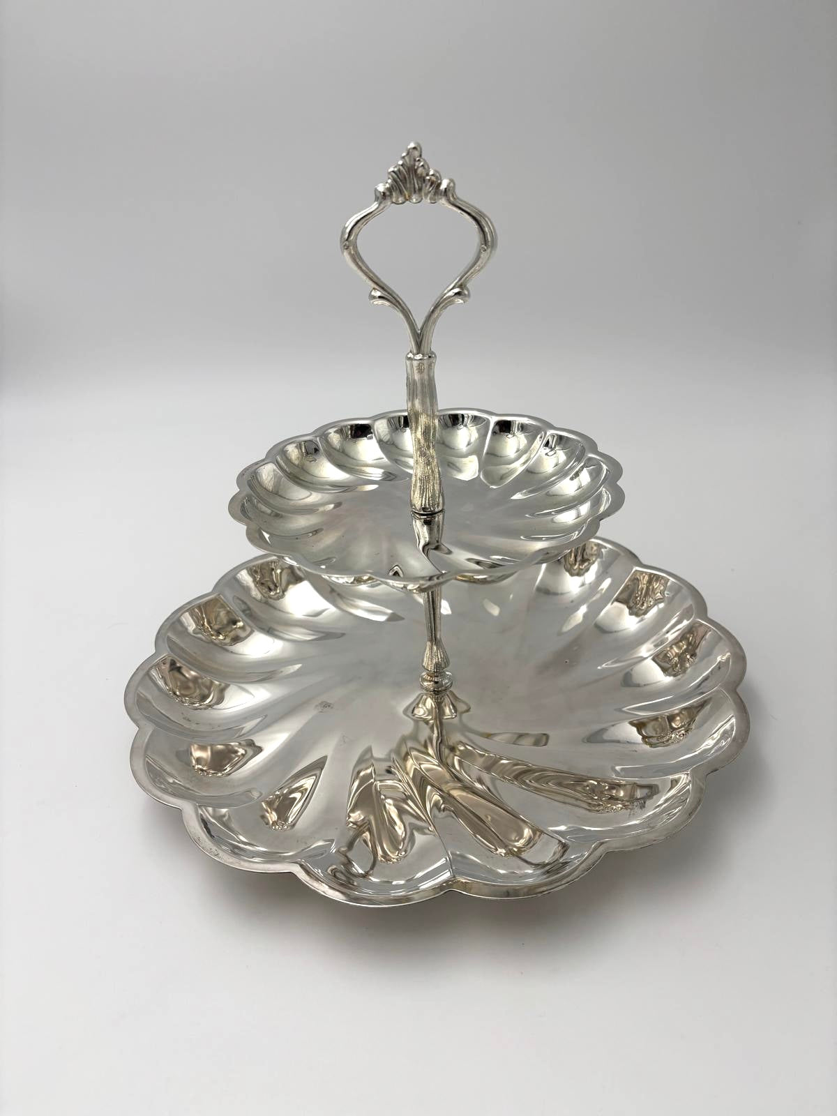 Etagere silverplated