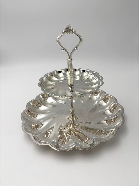 Etagere silverplated