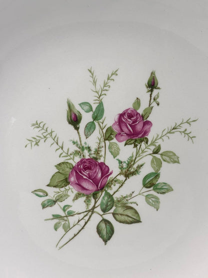 Platter from the French brand GIEN with a rose motif
