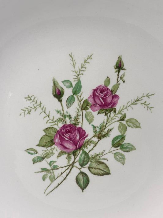 Platter from the French brand GIEN with a rose motif