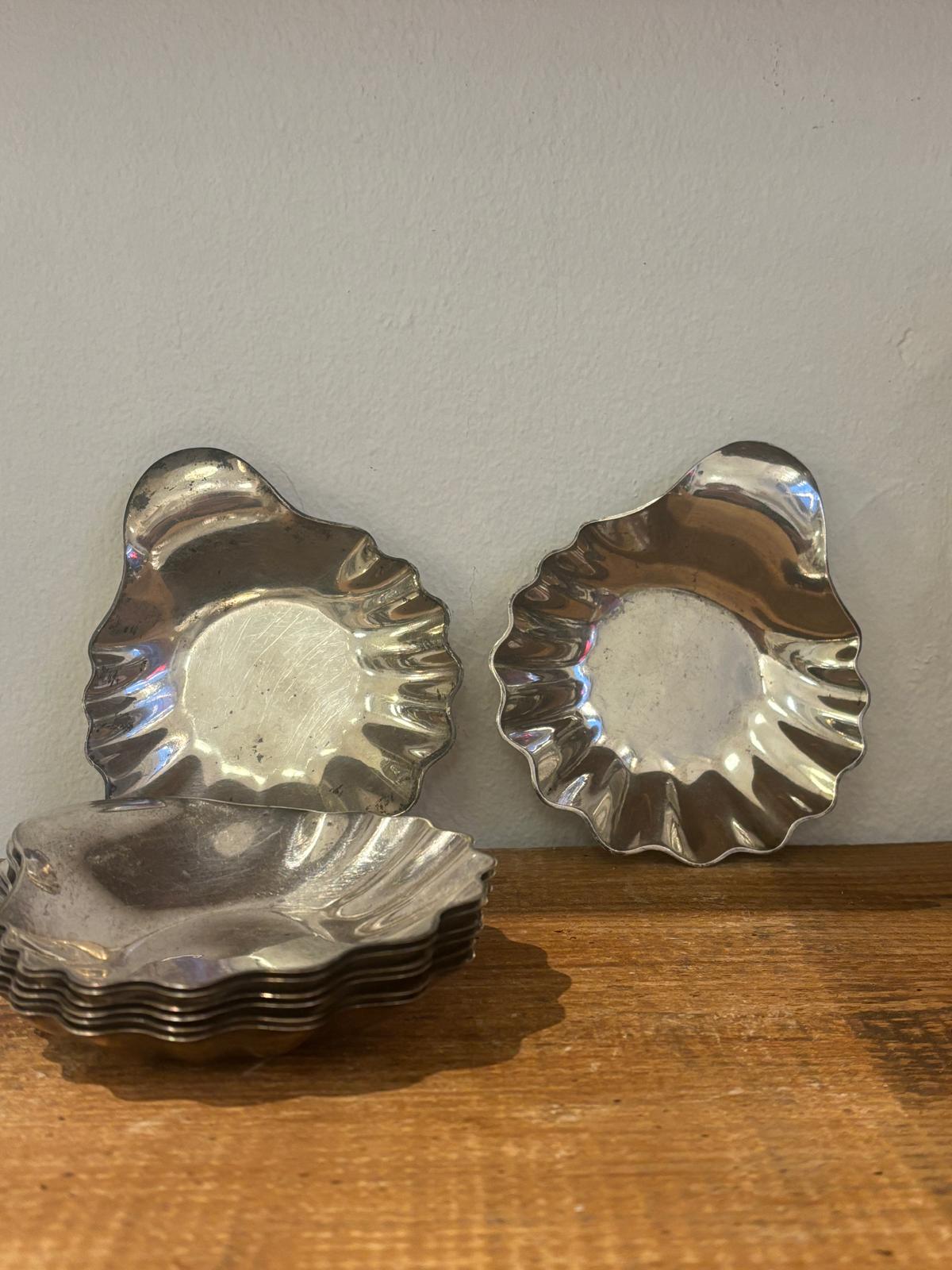 Lille Felix Freres vintageskål i pletsølv