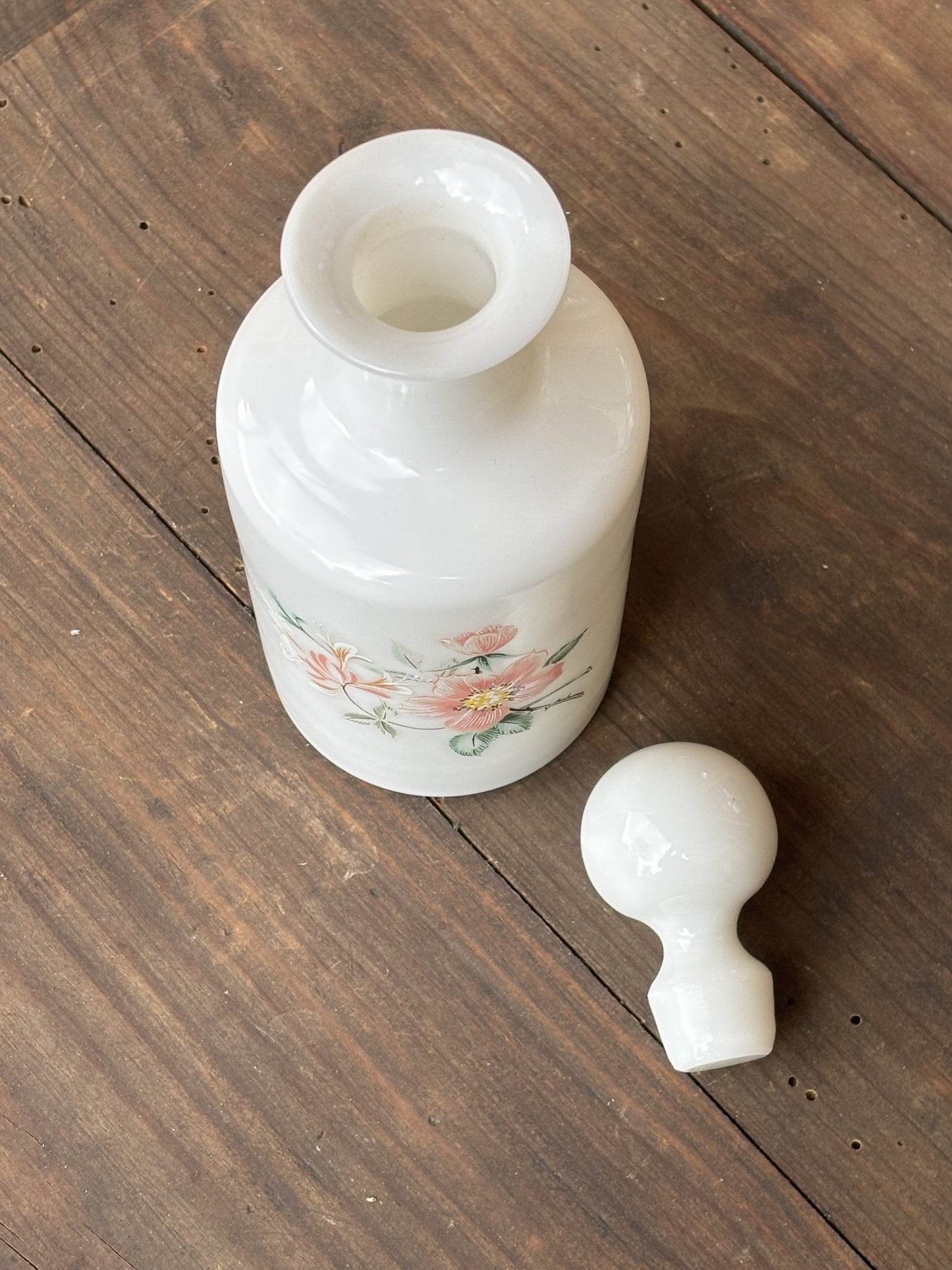 Opal glass bottle - small size