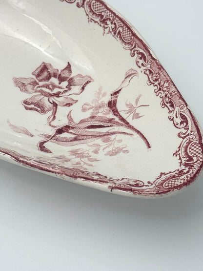 Sarreguemines ravier - model Fontanges