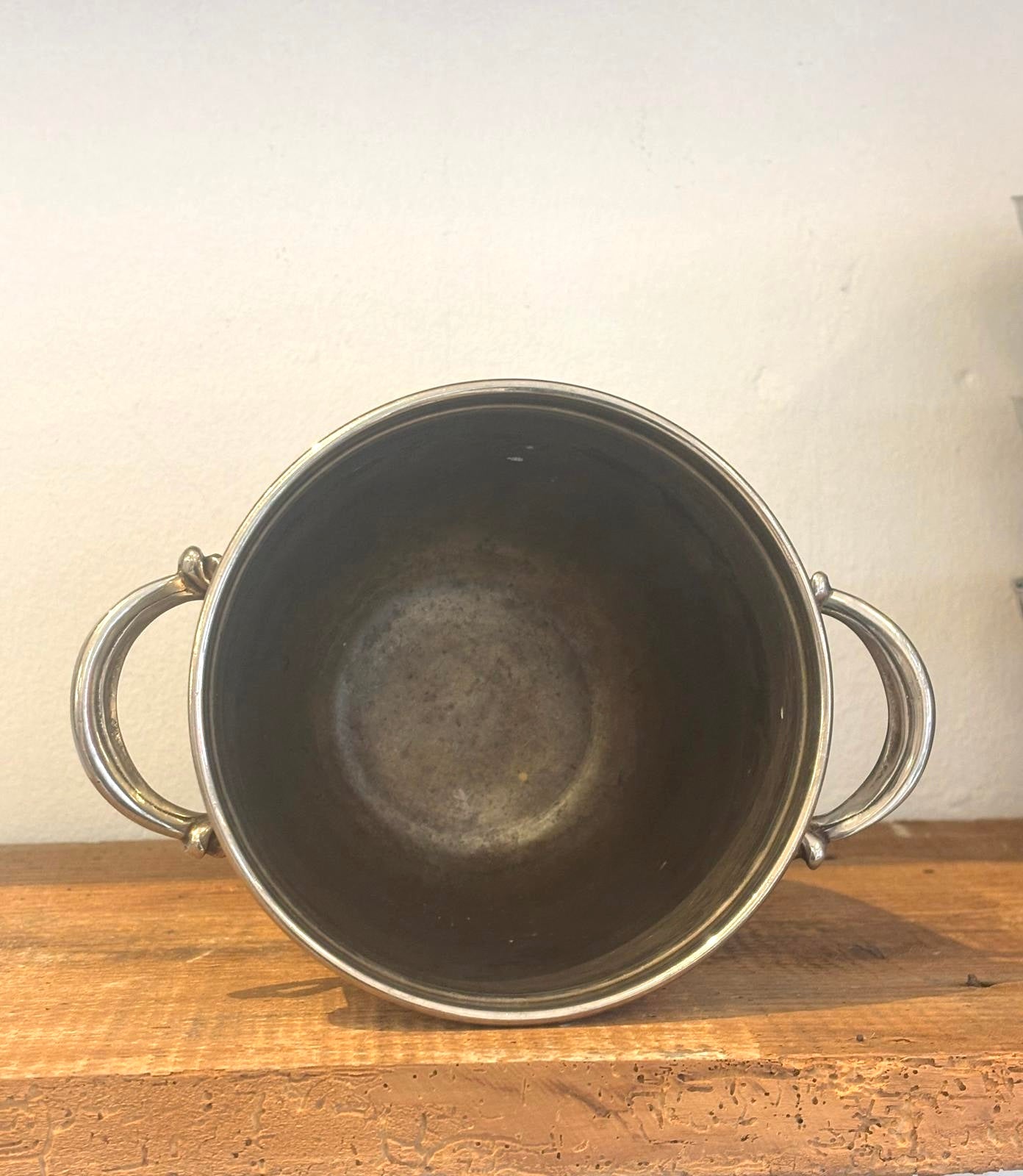 Forsølvet vintage isspand