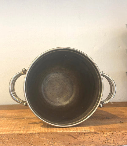 Forsølvet vintage isspand