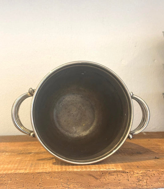 Forsølvet vintage isspand