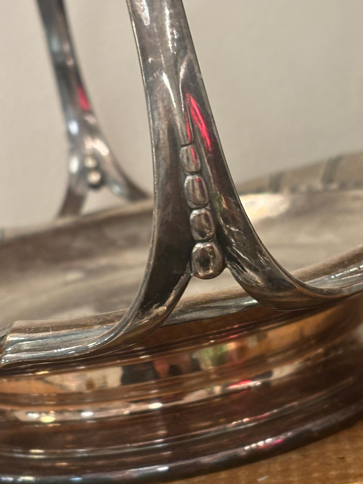 Galia frugtkurv i pletsølv