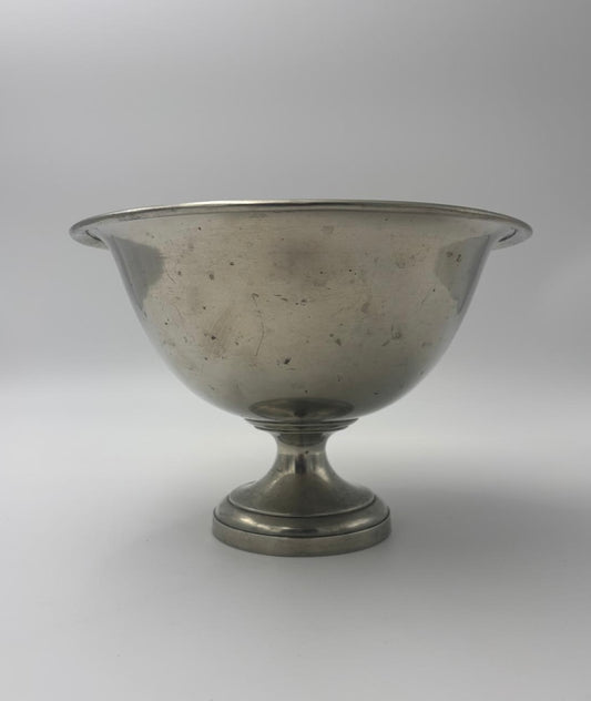 Vintage frugtskål i pletsølv