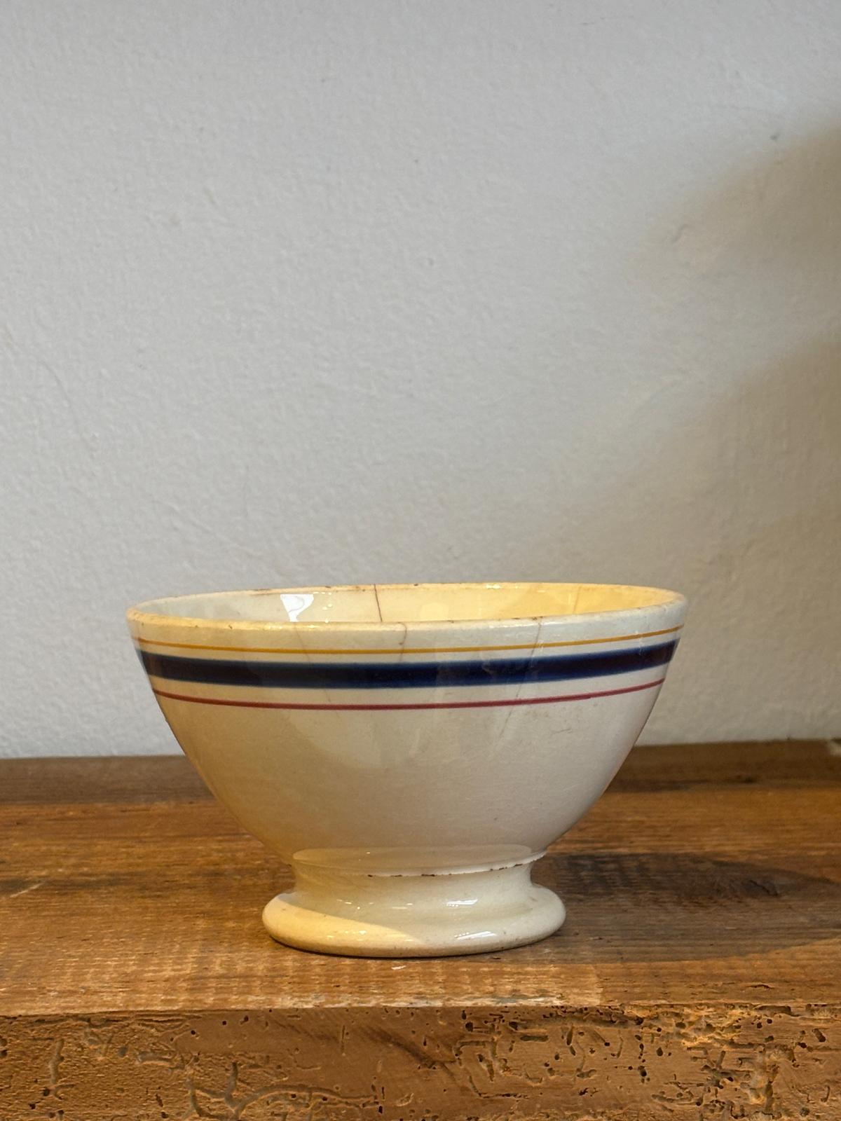 Gien Café au Lait skål fra 1800 tallet