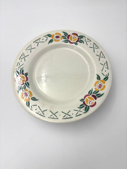 Gien fajanceopsats med blomster